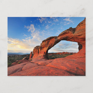Broken Arch, Arches National Park, Utah Postcard