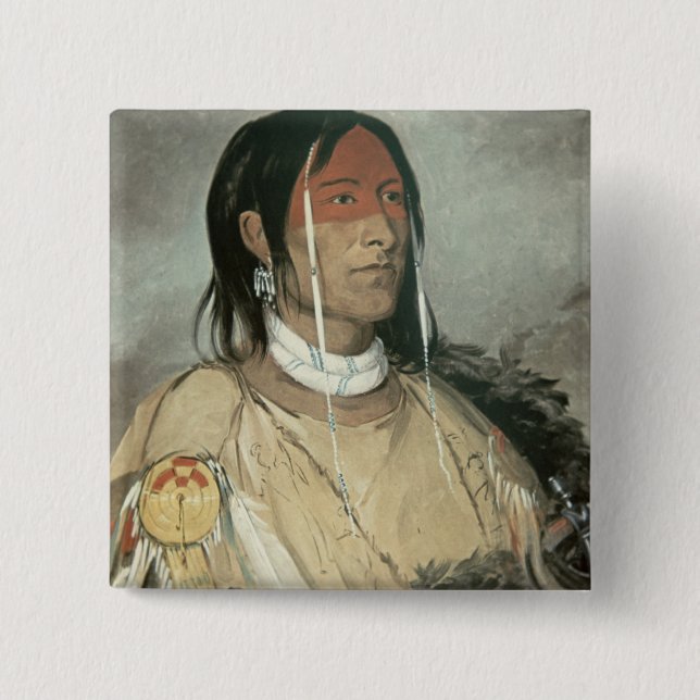 Broken Arm, 1831 (oil on canvas) 2 Inch Square Button (Front)