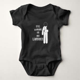 Broken Arm Get Well Stuntman Kid Baby Bodysuit
