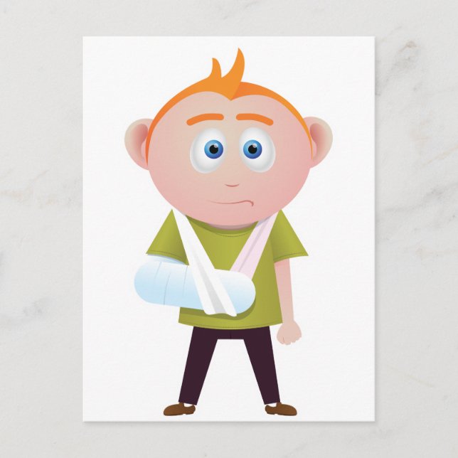 Broken Arm Postcard (Front)