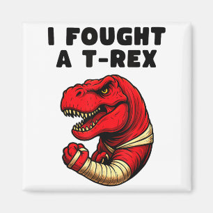 Broken Arm Recovery T-rex Kids Boys Dinosaur  Magnet