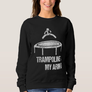 Broken Arm Story  Trampoline 1 My Arm 0 Kids Boys  Sweatshirt