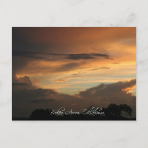 Broken Arrow, OK sunset Postcard
