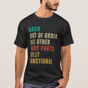 Broken Back Post Surgery Gag Get Well Soon T-Shirt