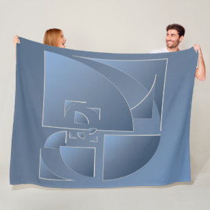 broken bluestone brick fleece blanket