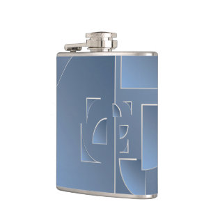 broken bluestone brick hip flask