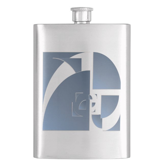 broken bluestone brick hip flask (Front)