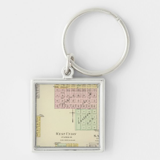 Broken Bow, Nebraska Keychain (Front)