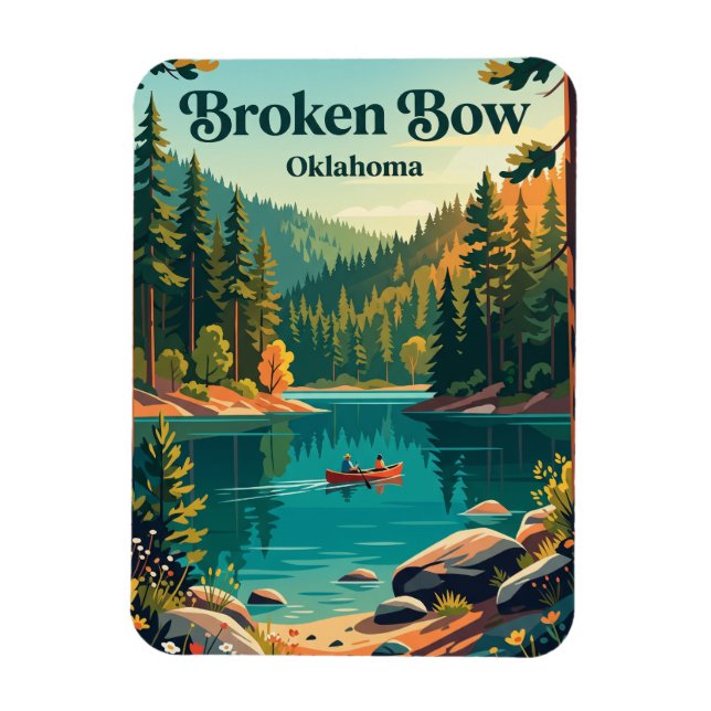 Broken Bow, Oklahoma Magnet (Vertical)