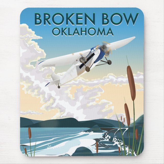 Broken Bow Oklahoma Mouse Pad (Front)