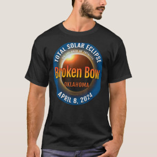 Broken Bow Oklahoma OK Total Solar Eclipse 2024 3 T-Shirt