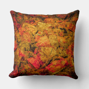 Broken Bricks Throw Pillow