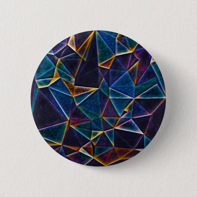 Broken Bubbles  2 Inch Round Button (Front)