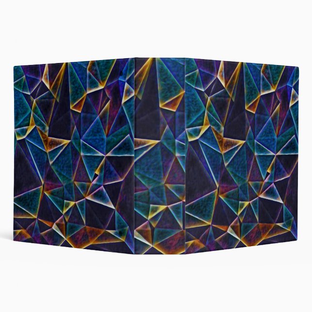 Broken Bubbles  3 Ring Binder (Background)