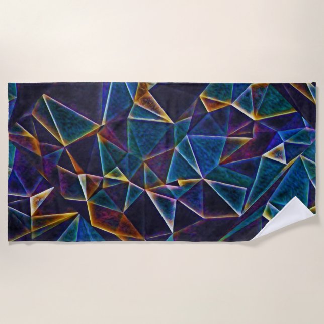 Broken Bubbles  Beach Towel (Front)