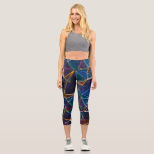Broken Bubbles  Capri Leggings