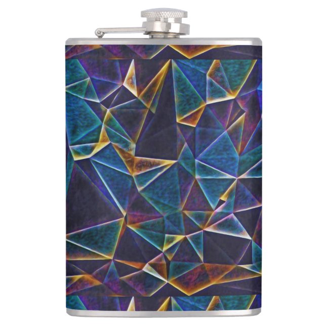 Broken Bubbles  Flask (Front)