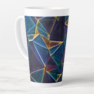 Broken Bubbles  Latte Mug