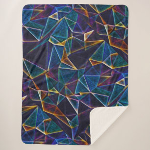 Broken Bubbles  Sherpa Blanket