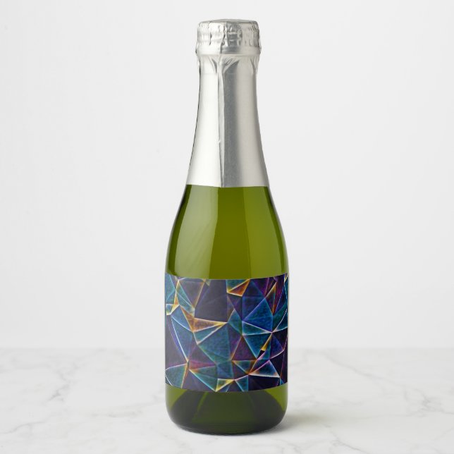 Broken Bubbles   Sparkling Wine Label (Front)