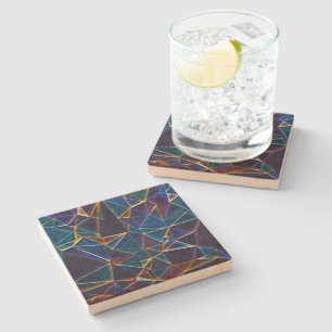 Broken Bubbles Stone Coaster