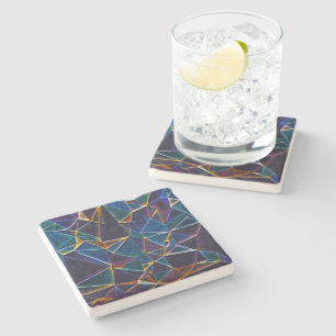 Broken Bubbles Stone Coaster