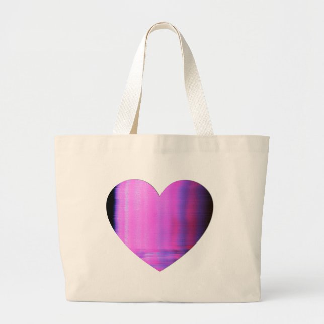 Broken Camera Heart Number 49 Large Tote Bag (Front)