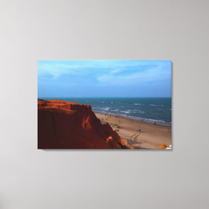 Broken Canoe - falesia Canvas Print