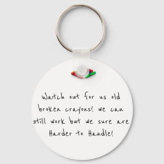 Broken Crayons Keychain