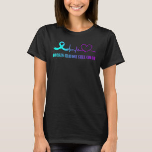 Broken Crayons Still Color Suicide Prevention Awar T-Shirt
