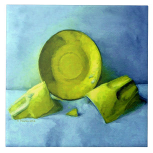 Broken Cup and Saucer Tile