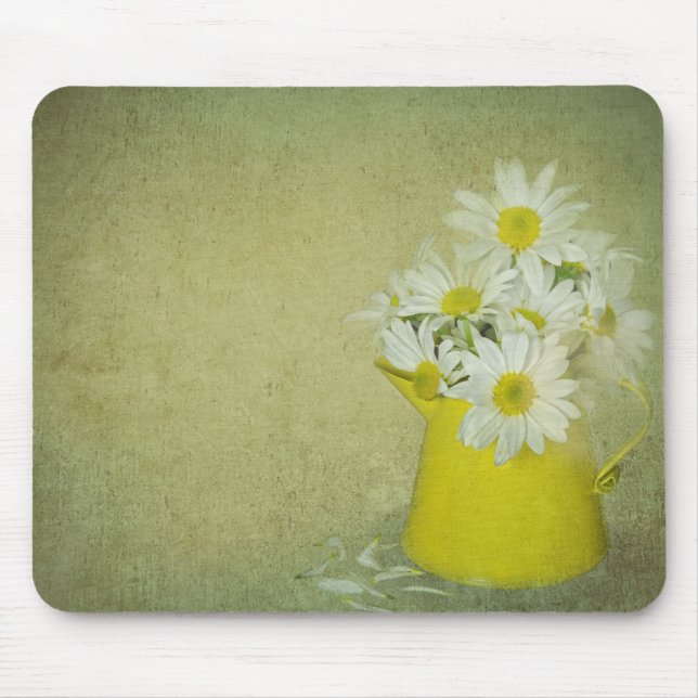 Broken Daisy Mouse Pad (Front)