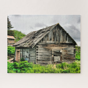 Broken Down Cabin in Alaska Jigsaw Puzzle