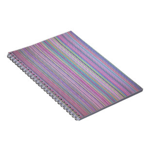 Broken flat screen TV rainbow stripe Notebook
