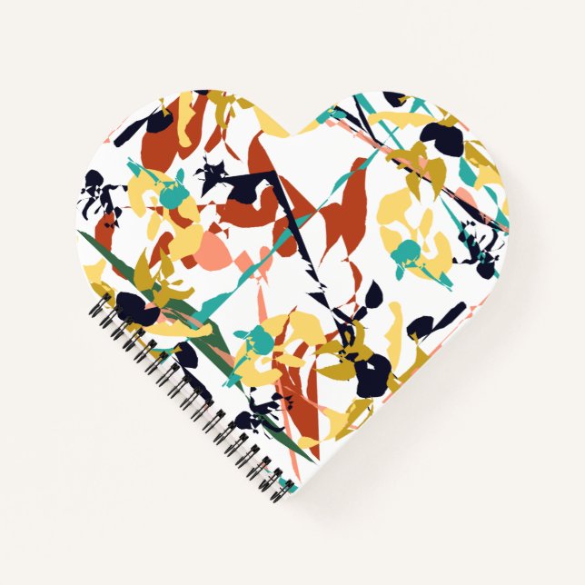 Broken Flowers Abstract Notebook (Front)