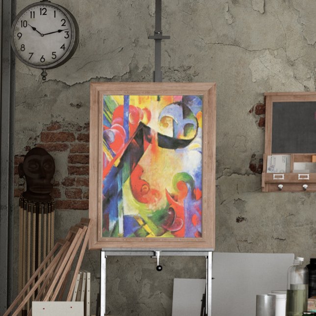 Broken Forms by Franz Marc, Vintage Abstract Art Poster (Creator Uploaded)