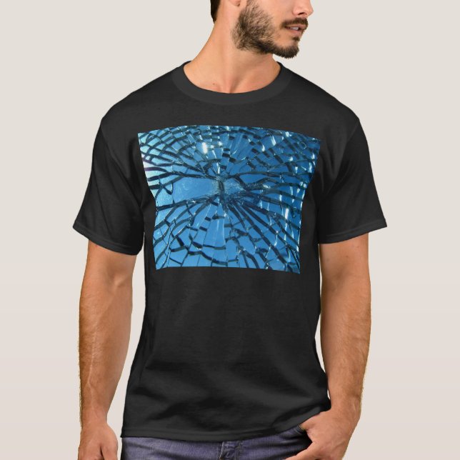 Broken Glass Design T-Shirt (Front)