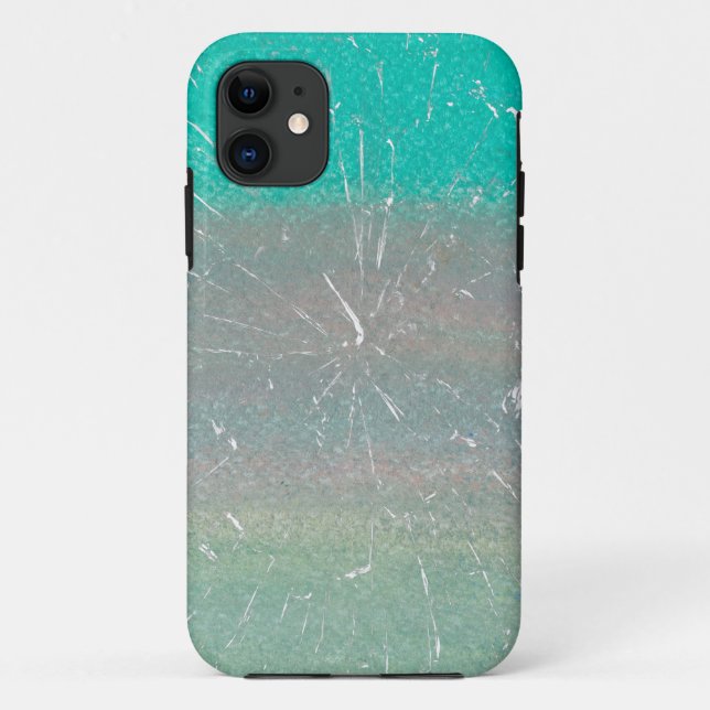 Broken Glass iphone 11 Case (Back)