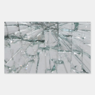 Broken Glass-Look Sticker