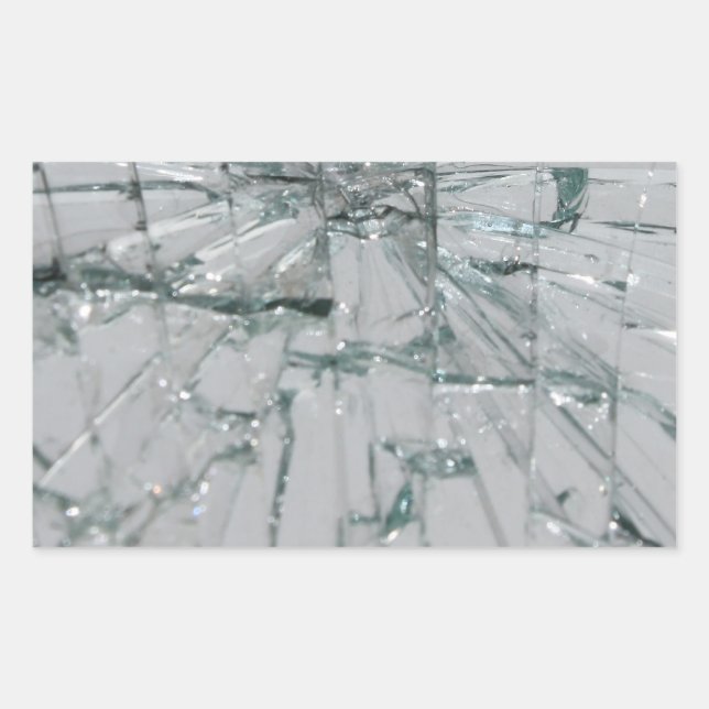 Broken Glass-Look Sticker (Front)