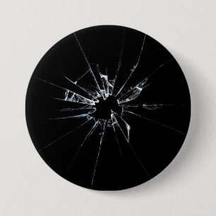 Broken Glass No 1 3 Inch Round Button