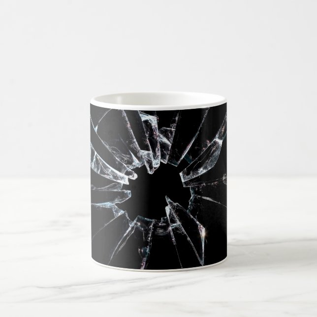 Broken Glass No 1 Coffee Mug (Center)