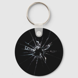 Broken Glass No 1 Keychain