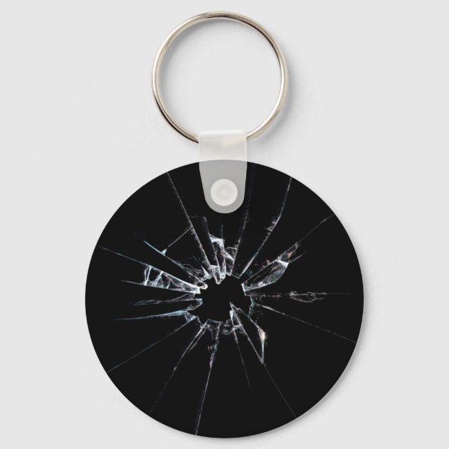 Broken Glass No 1 Keychain (Front)