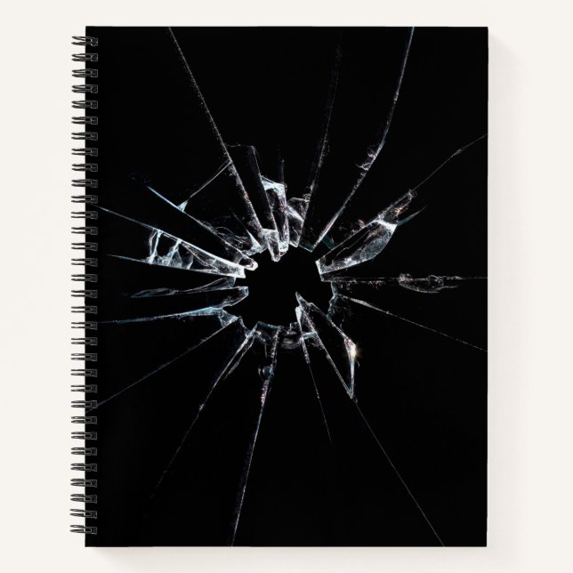 Broken Glass No 1 Notebook (Front)