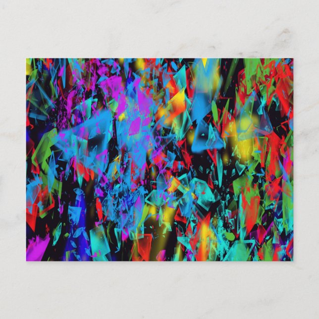 Broken Glass Postcard (Front)