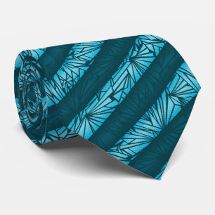 Broken Glass Stripe Vintage Two-sided Tie