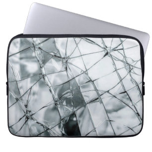Broken Glass Surface (Style 4) Oil Painting Laptop Sleeve