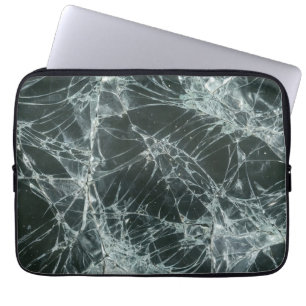 Broken Glass Surface (Style 7) Oil Painting Laptop Sleeve