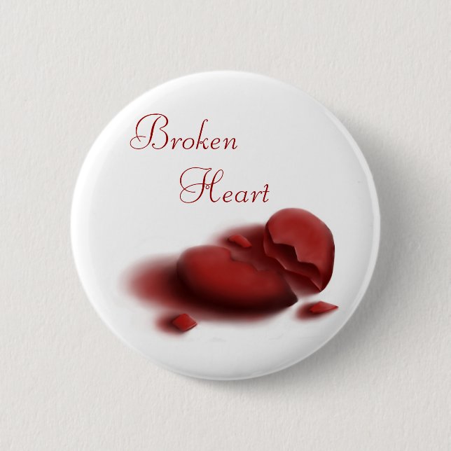 Broken heart button (Front)